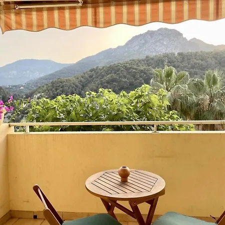 Beau T2 Au Calme Vue Montagnes A 4 Km De La Mer Apartment Menton
